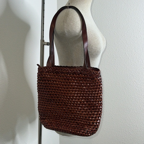 Fossil Woven Leather Bag - Picture 2 of 7